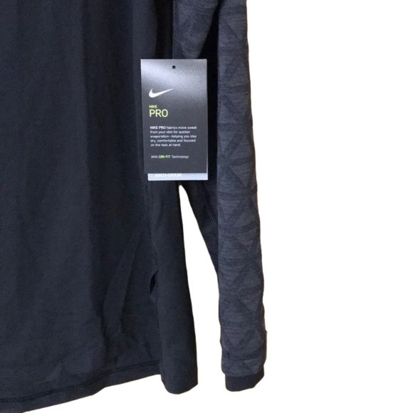 Nike Men's Pro Colorblocked Utility Thermal Top - Picture 2 of 4